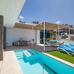 New Villa C With Priv Heated Pool, Ocean View The View Tenerife 아데제