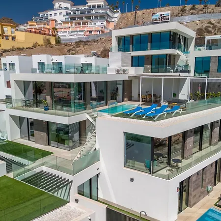 New Villa C With Priv Heated Pool, Ocean View The View Tenerife * 아데제