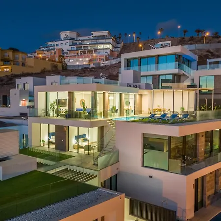 빌라 New Villa C With Priv Heated Pool, Ocean View The View Tenerife *