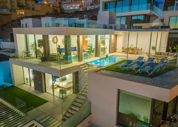 Lux New C With Priv Heated Pool, Ocean View Costa Adeje (Tenerife)